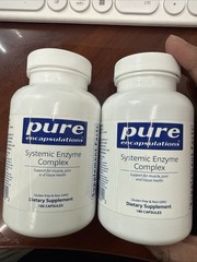 2X Wobenzyme Replacement – Pure Encapsulations Systemic Enzyme Complex 180 Caps