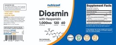 Nutricost Diosmin With Hesperidin (1000mg) 120 Capsules – Diosmin Complex, Vegan