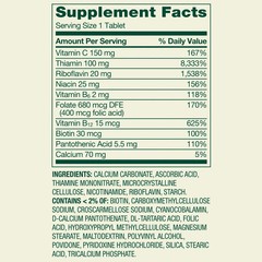Spring Valley Super B-Complex 250 Tablets – Dietary Supplement, Free Shipping