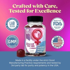 Fast-Acting Libido Boosting Gummies – Raspberry Flavor with Maca & Ashwagandha