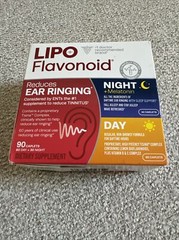 Lipo Flavonoid Plus Day/Night PM Pack Ear Ringing 90 Caplets Total 01/2027 NEW