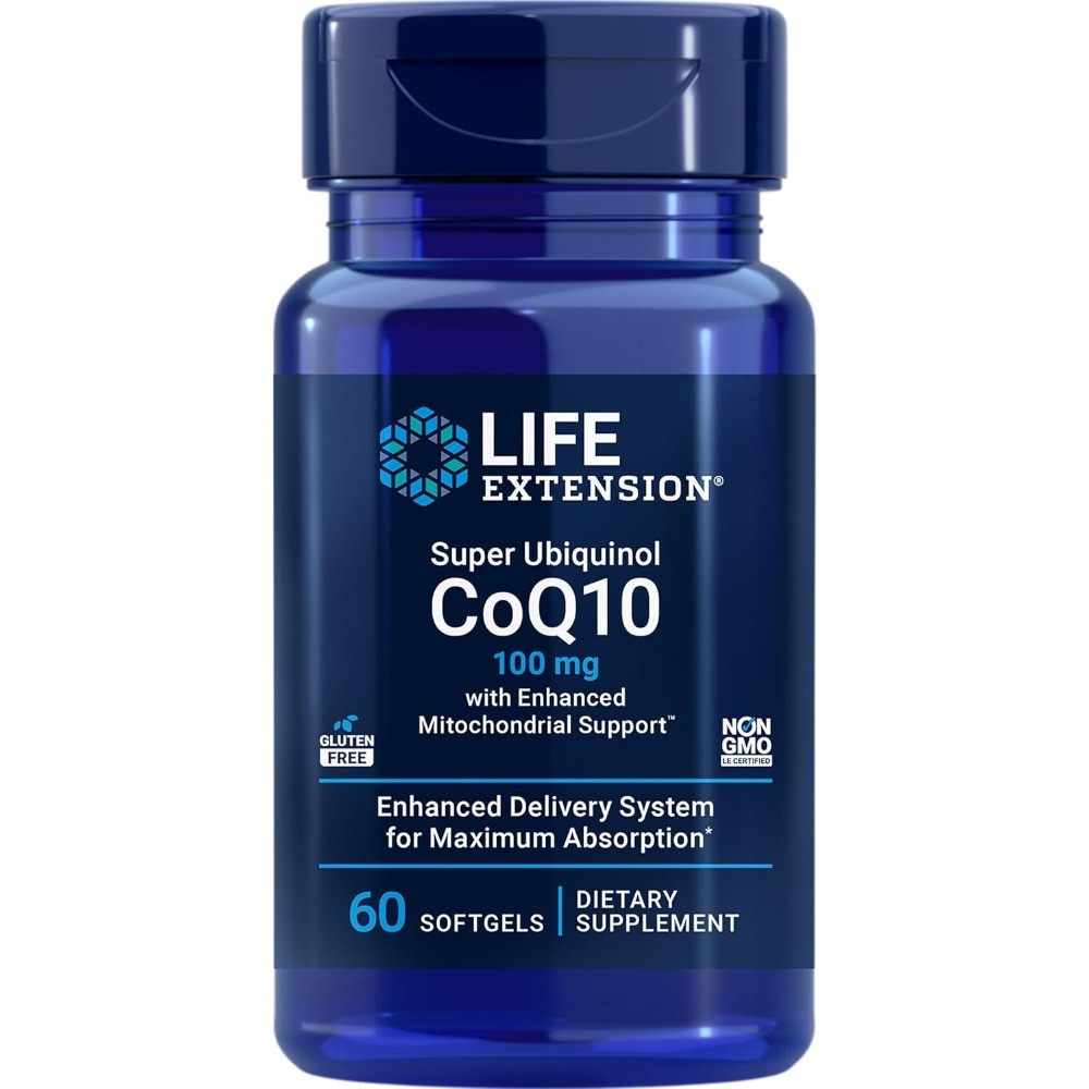 Life Extension Super Ubiquinol CoQ10 | Mitochondrial & Heart Health Support