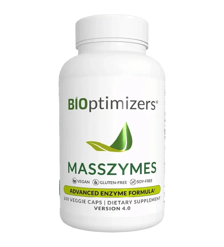 BIOptimizers MassZymes – Complete Digestive Enzymes Supplement for Gut Health