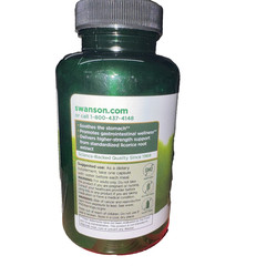 Swanson High Potency DGL Licorice 700mg Digestive GI Tract Support 90 Caps 01/27