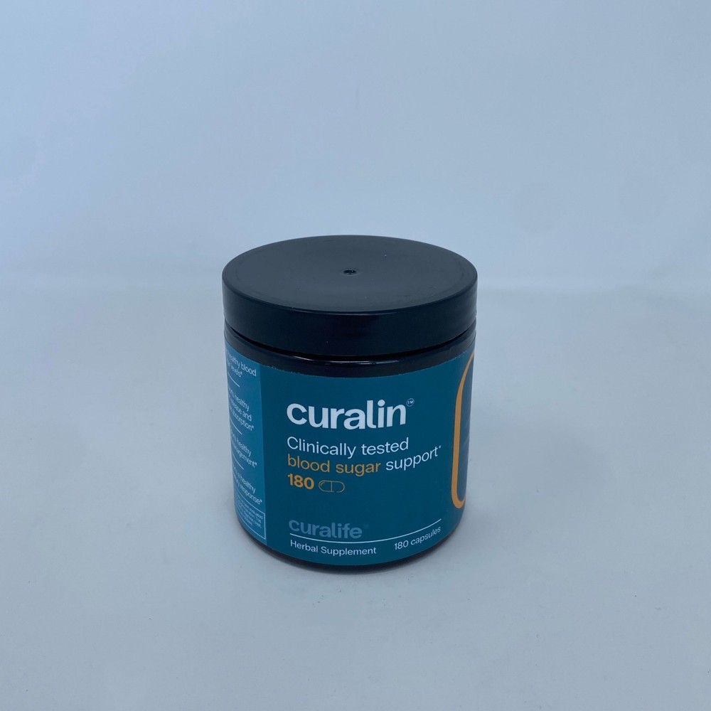 CuraLife CuraLin Advanced Support 180 Capsules, Teal/Black