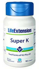 FOUR PACK MEGA SALE Life Extension Super K MK-4 MK-7 90 gel TAKE OFF $15