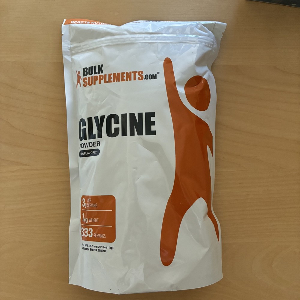 Bulk Supplements Glycine Powder – Amino Acid Nutritional Supplements – 2.2 lbs