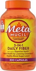 Psyllium Husk Capsules – 300 Plant-Based Capsules for Digestive Wellness