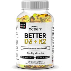 Organic D3 + K2 Softgels – Bone & Heart Health Support