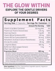 Harmony Glow LIBIDO BOOST Passion & Aphrodisiac Support for Adult Women 60 Caps