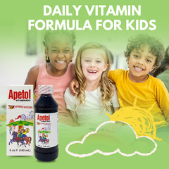 Apetol 6 fl oz Liquid Supplement – With B Vitamins for Children (2-Pack)