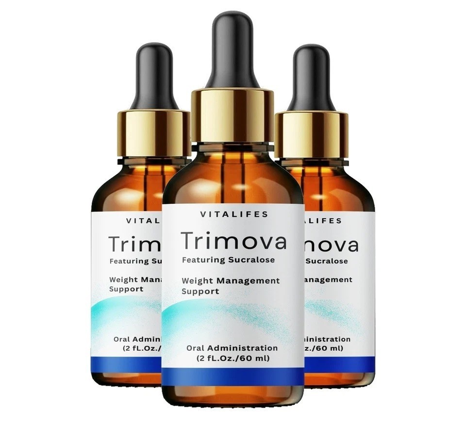 3 Pack – Trimova Weight Loss Drops for Burning Excess Fat & Boosting Energy