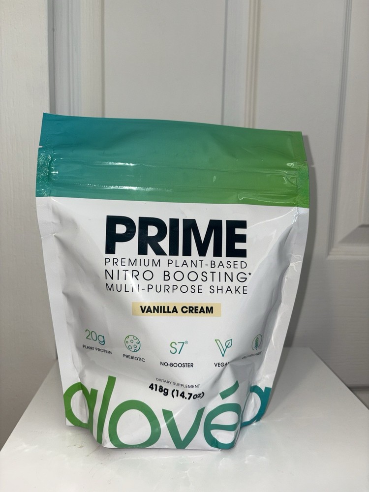 Prime Plant-Based Protein Powder Vanilla Cream 418g Vegan Gluten-Free Non-GMO
