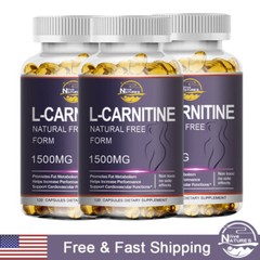 L-Carnitine Capsules – Fat Metabolism Energy & Support Production Workout 1500mg