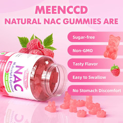 NAC Gummies, N Acetyl Cysteine 600Mg, NAC Supplement for Antioxidants & Immune S