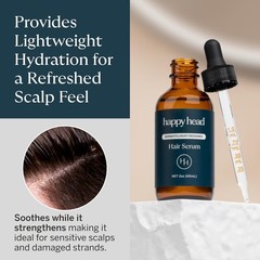 (5-Pack) Happy Head Hair Regrowth Serum – Leave In Scalp & Hair Treatment Drops