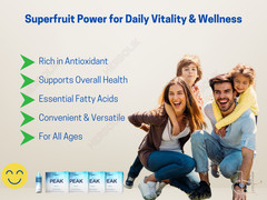 Flavon Peak Fruit 30 Sachets – Antioxidant Superfruit & Omega Formula for Health