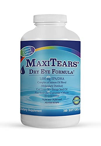 MaxiTears® Dry Eye Formula – 360 Ct – 1 Bottle 1 Count (Pack of 1)