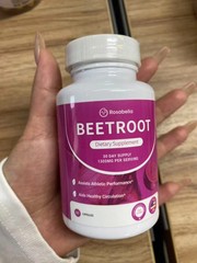 3 Pack Organic Beet Root Capsules – Nitric Oxide Booster, Blood Pressure Support