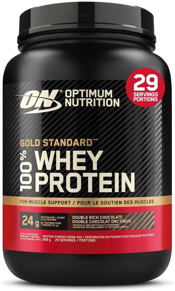 Optimum Nutrition Gold Standard 100% Double Rich Chocolate,1.98 Pound