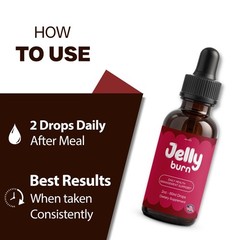 (3 Pack) Jelly Burn Advanced Weight Management Drops, JellyBurn Drops