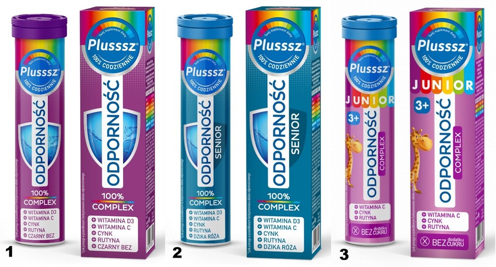 PLUSSSZ Immunity Complex, Senior, Junior – 80g