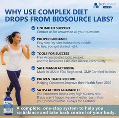 BioSource Labs Complex Diet Drops – Best Natural Drops for Men and Women 2 Bo…