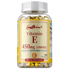 Vitamin E 1000 IU 450mg Capsules – Supports Skin Health, Anti-Aging, Antioxidant