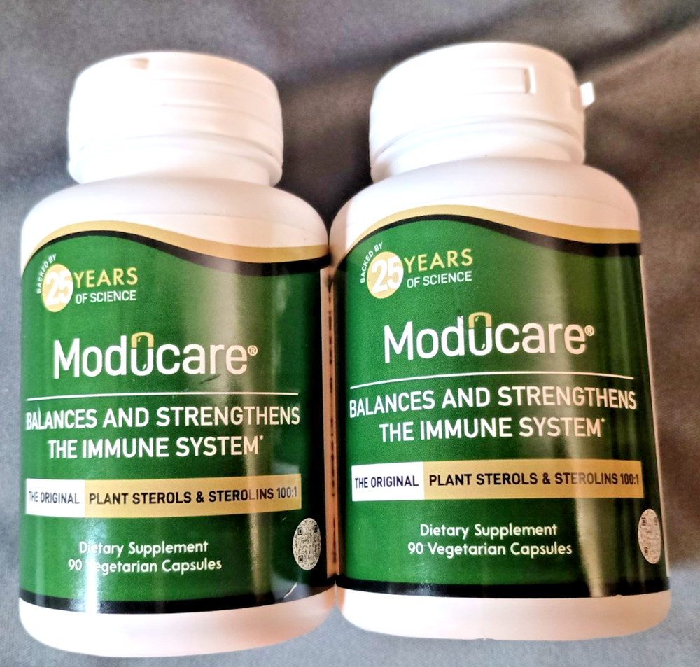 2 MODUCARE Immune System Support Plant Sterols Sterolins 100:1 90 veg caps 7/28
