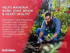 BioEmblem Triple Magnesium Complex 300mg 90 Capsules
