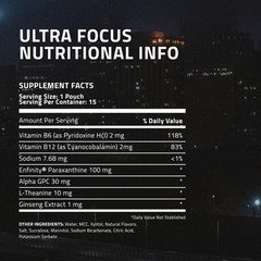 Ultra Focus Pouches (Tropical Pack, 3 Cans) 15 Count (Pack of 3)