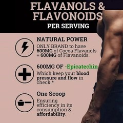 1200mg Black Forest Flavonoids Flavanol Cocoa Ground and Premium Supplements