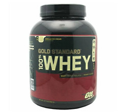 Optimum Nutrition Gold Standard 100% Whey Protein, Vanilla Ice Cream, 5 lb