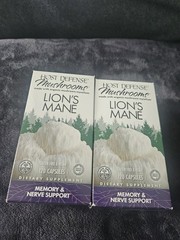Host Defense Mushrooms Lion’s Mane – 120 Capsules – Expires 2028..amazing Pills