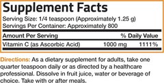 Bronson Vitamin C Powder Pure Ascorbic Acid Soluble 35.3 Ounce (Pack of 1)