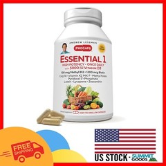 Ultra-Mild Essential-1 Multivitamin with 100 mcg Methyl B12 & CoQ10 – 60 Caps