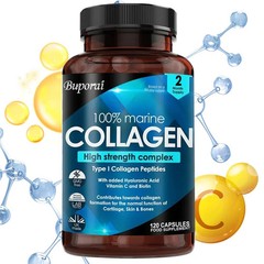 Collagen High Strength Complex 120pcs,Supports Healthy Skin, Joints, Hair, Nails