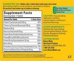 Super B Complex with Vitamin C B12 B6 Folic Acid Biotin, 280 Tabs (2×140) 2 Pack