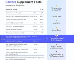 Cheers Restore | Supplement with DHM + L-Cysteine|Feel Better After Drinking