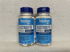 Vitassium SaltStick Electrolyte Capsules 100 Count 08/2026 Lot Of 2 New Sealed