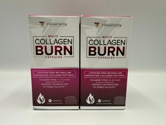 (2 Pack) Virtuosity Multi Collagen Burn Capsules 60ct Each. Exp: 02-2027+. M31