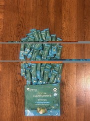 Zena Organic Supergreens Plus Energy Apple 45 Stick 7/2027 SeeDesc FreeShip