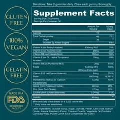 WEEM Hair Skin and Nails Gummies – Supports Healthy Hair – Vegan biotin Vitamins