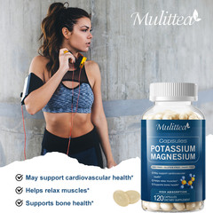 2Pack Magnesium Potassium Supplement Magnesium Complex & Potassium Gummies