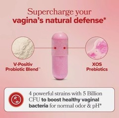 Vaginal Probiotics Packs pH Balance with Prebiotic 3x 60ct forWomen URO Positive