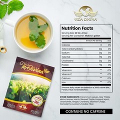 VIDA DIVINA Te Divina AUTÉNTICO 100% ORIGINAL DETOX AND CLEANSE ORGANIC 1PK