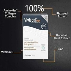 “Premium VIVIS Man Advance Hair Fitness Supplement 180 Tablets 3 Month Supply”