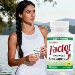 1/2/3/5x Factor 5 Organic Joint Support Muscle & Complex 120ct Capsules