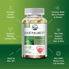 240 Softgels Saw Palmetto Extract 1000mg Prostate Supplement Urinary Men Health
