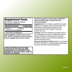Quality Choice Cinnamon Metabolism Support Capsules, 90 Count – Pack of 2